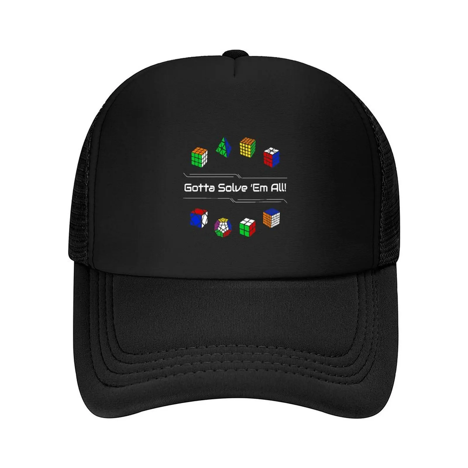 

Gotta Solve 'Em All! Puzzles Baseball Cap Male hat Christmas Hat Snap Back Hat foam party For Women Men's