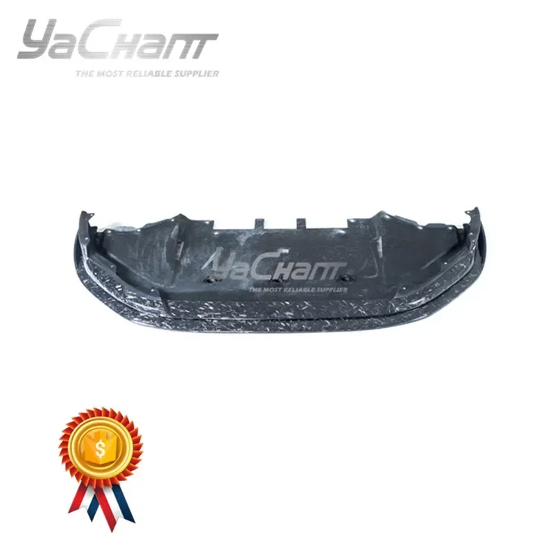 

Car-Styling Carbon Fiber Forged Carbon Weave Front Lip Diffuser Fit For 2017-2020 R35 GTR EBA YC D Style Front Lip Diffuser