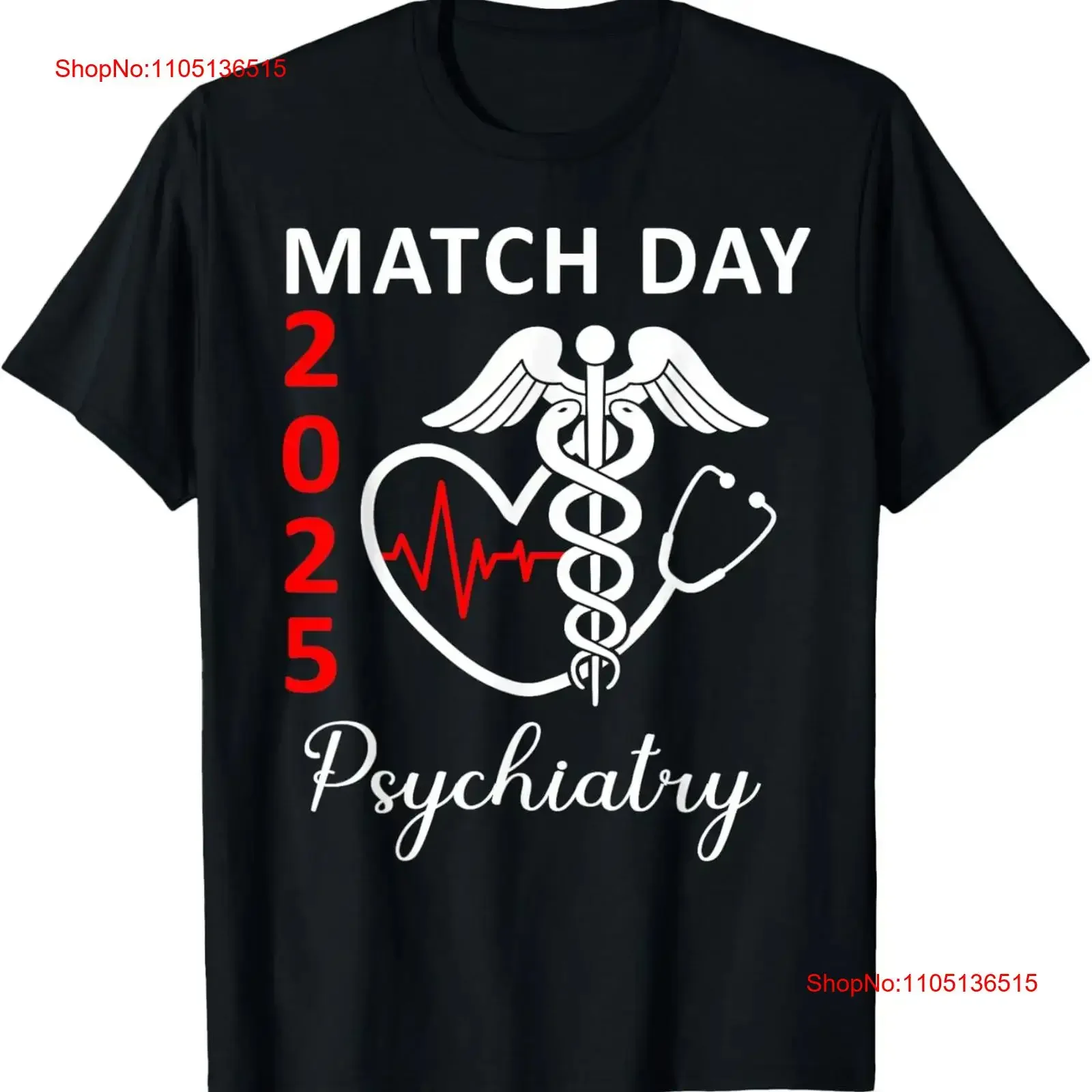 Match Day 2025 psychiatrie résidence futur médecin MD t-shirt vintage haut délavé pour un usage quotidien streetwear confortable