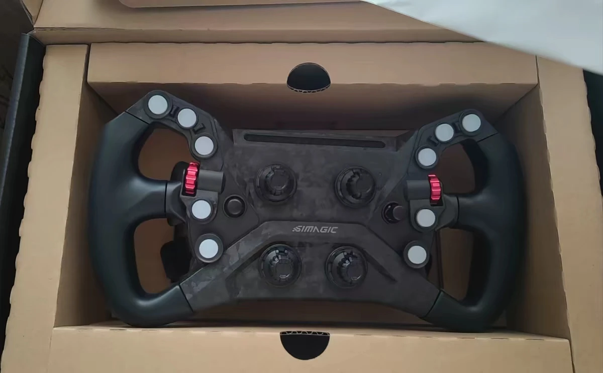 Racing Simulator Game Multi-Function Buttons Steering Wheel Dual Clutch Direct Drive Disc For SIMAGIC GT Neo Steering Wheel