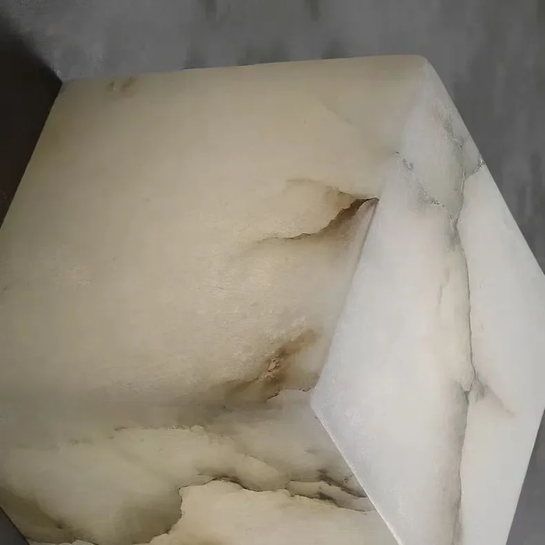 High-End Cube Natural Marble LED Wall Light