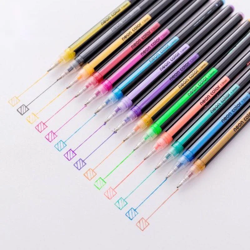 1 Pack Neon Color Text Graffiti Marker Office School Supply Stationery Ellen Brook Art Drawing