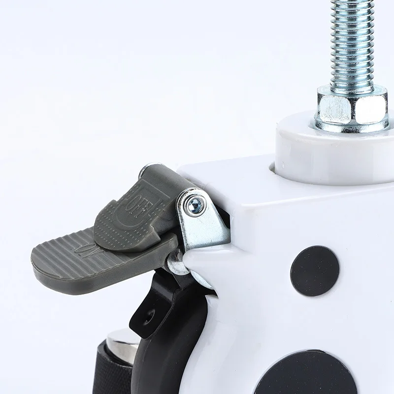 4PCS Medical Caster Wheels with M12x25mm Mounting Bolt Swivel/ Brake Silent Smooth Rolling for Hospital Beds, Carts & Equipment