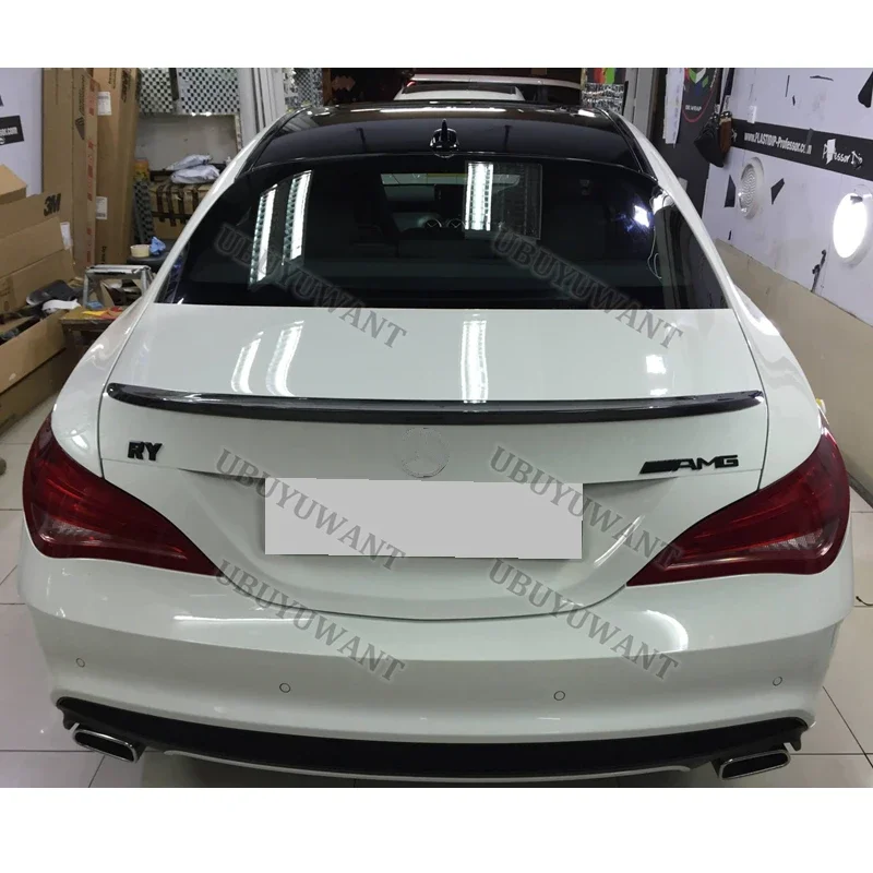 Für CLA Spoiler CLA45 W117 C117 ABS Heckklappen-Spoiler Flügel Cla 200 250 260 2014 2015 2016 – Detail 6