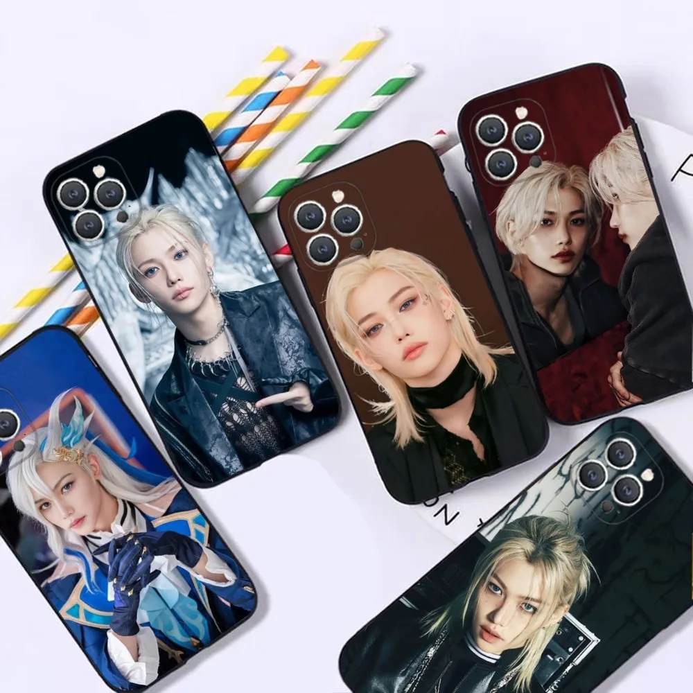 F-Felix Lee SKZ Phone Case For iPhone 16,15,14,13,12,Pro,Max,11,7,8,Plus,XR,XS Max Shockproof Silicone Soft Shell