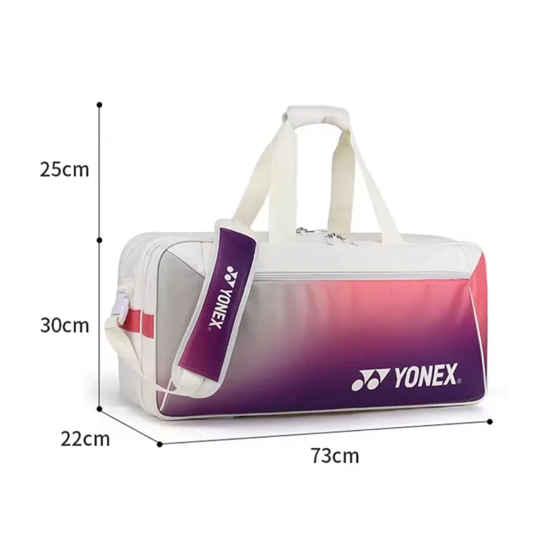 YONEX Tennis Bag 002 Unisex Handbag High Capacity Badminton Bag Square Convenient Wear-resistant Waterproof Training Racket Bags