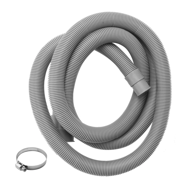 Drain Hose Extension Set Universal Washing Machine Hose 6.5Ft, Include Drain Hoses Hose Clamps