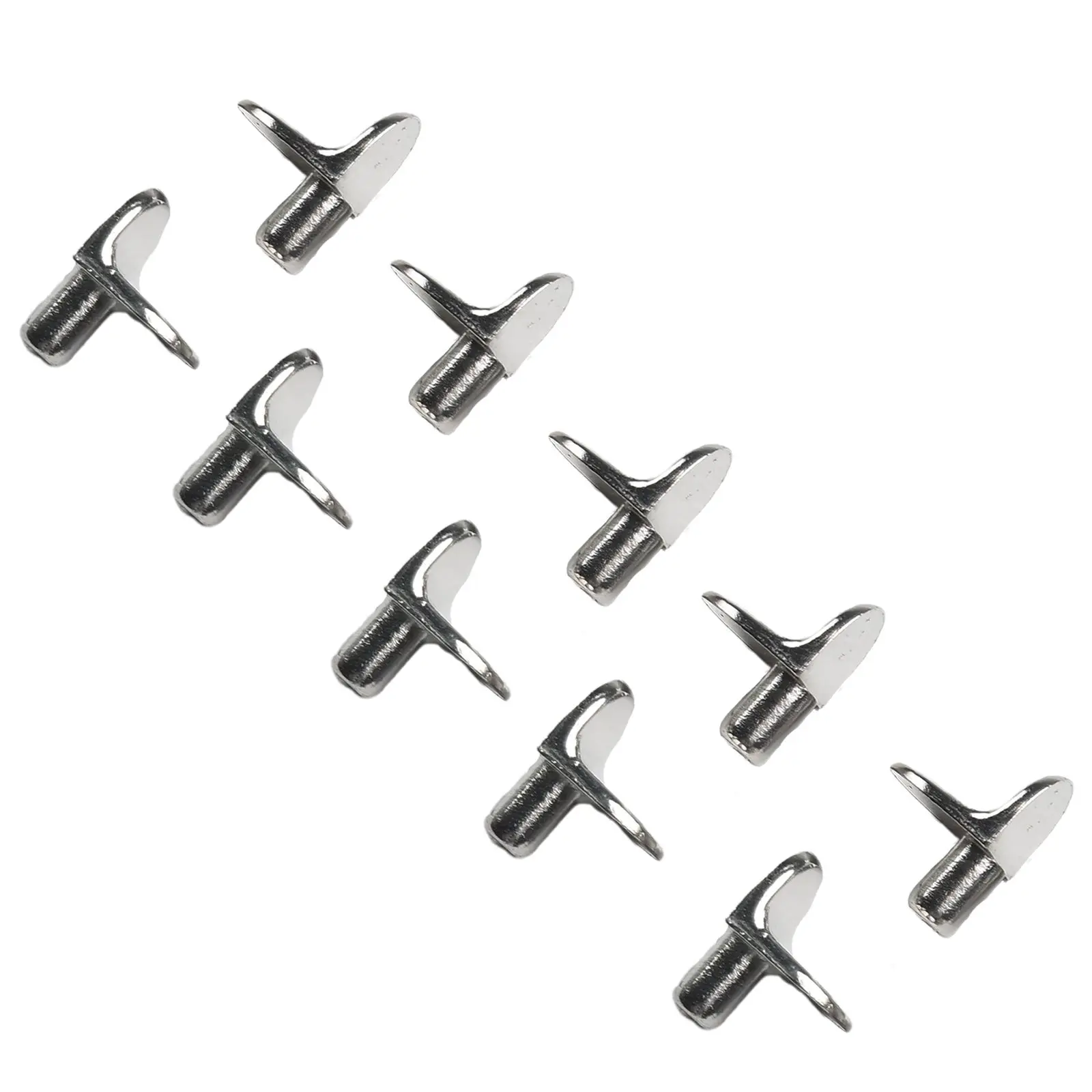 Expand Your Storage Space With Silver Shelf Support Studs 5mm L Shaped Pins 20 Pack Perfect For Cabinets And Partitioning