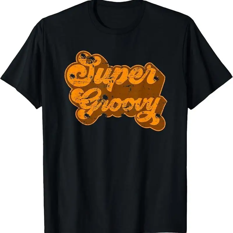 

Super Groovy T Shirt Vintage Retro 1970S Boy Girls