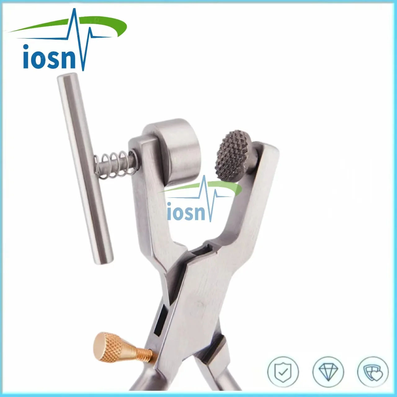 Tandheelkundige Orthodontie Bone Crusher Forceps Roestvrijstalen Orale Implantaat Botmolen Morselizer Instrument Tandarts Tools