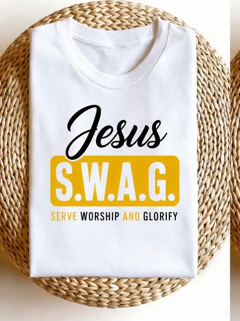 White Slogan T-Shirt Bold Statement Design Humorous And Fun Plus-Size Men's Creative Graphic Tee Summer Shirt Gift For Him Top
