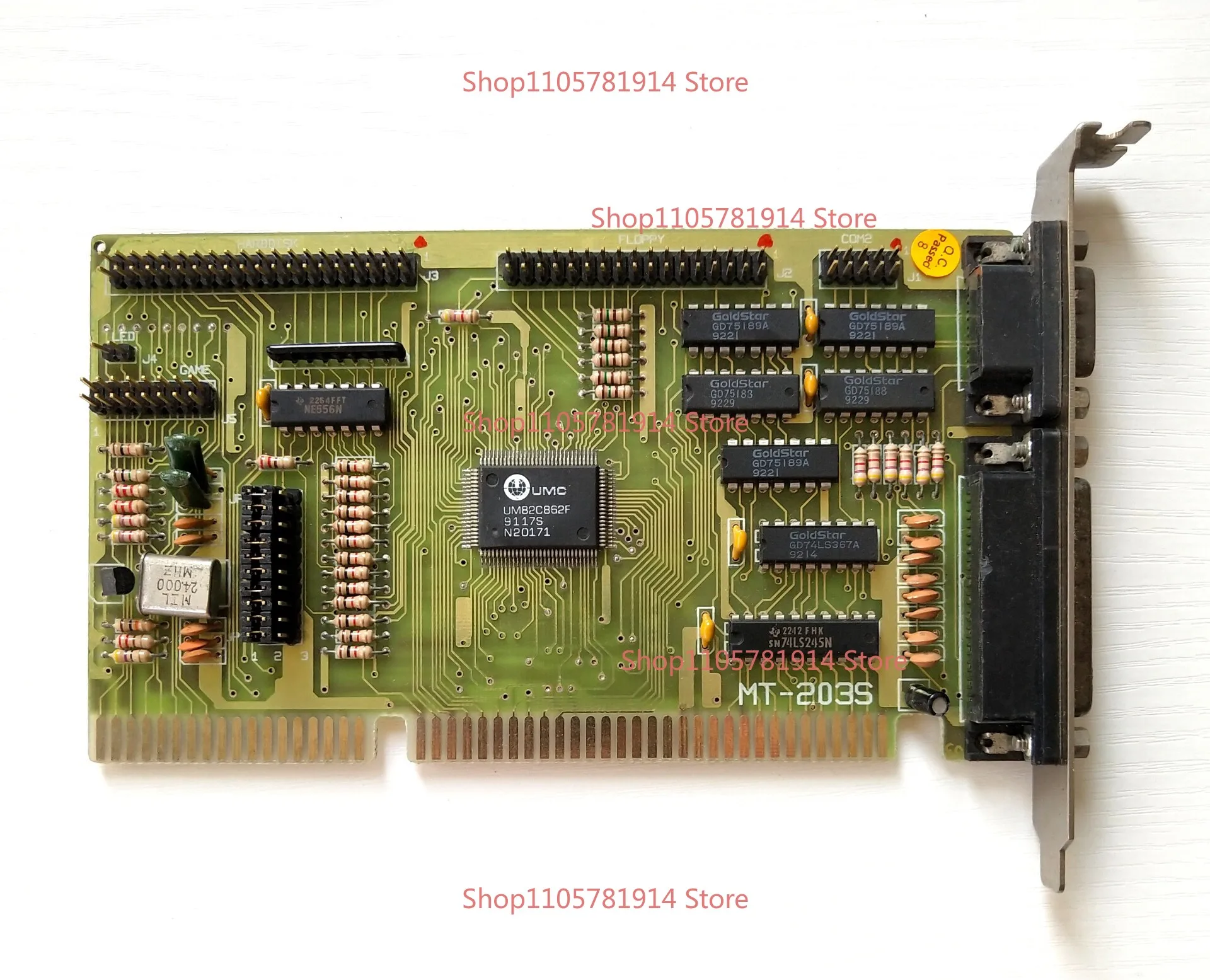 For MT-203S ISA Multifunction I/O Card IDE Floppy Drive Serial Parallel Port Old Computer Expansion Card