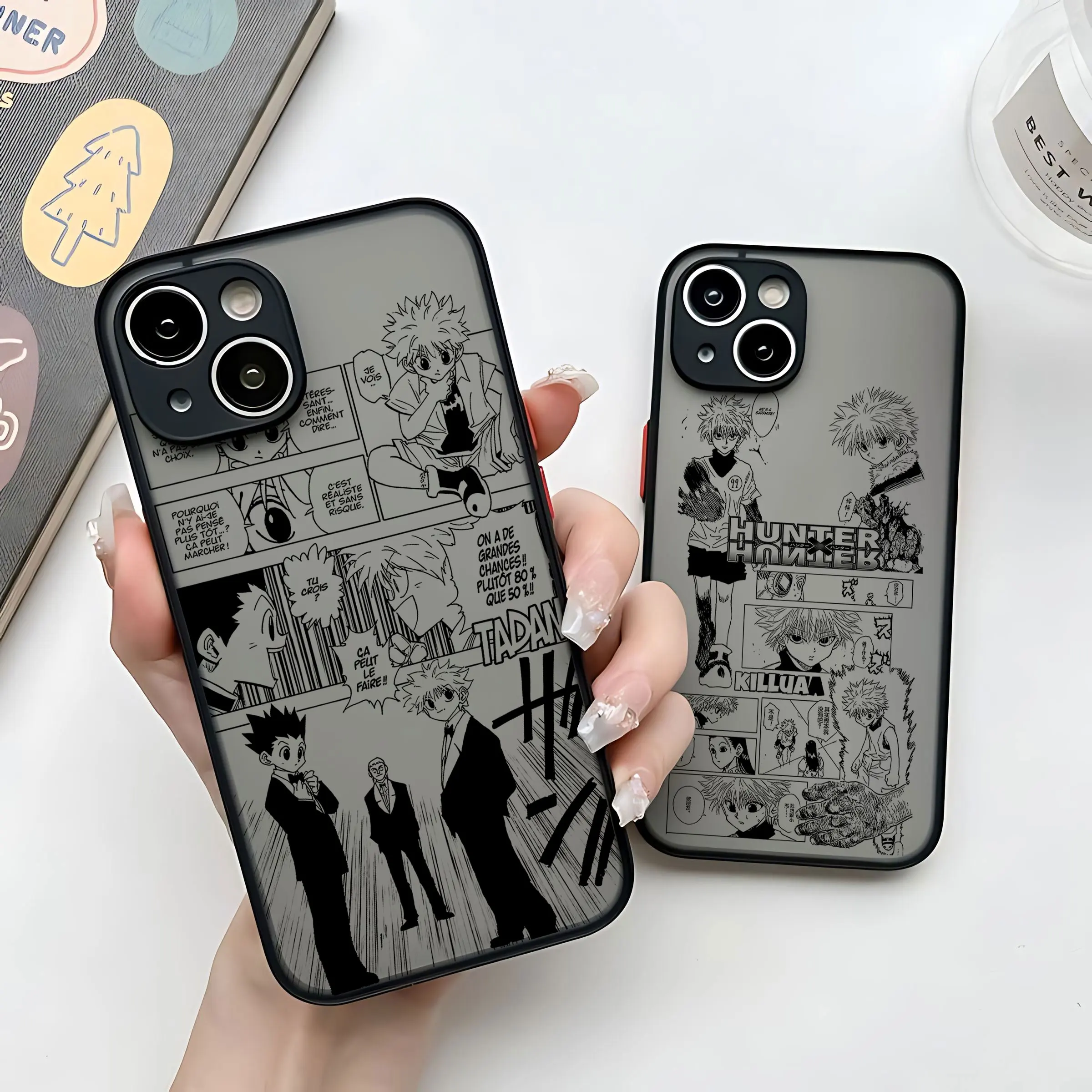 Anime New Hunter x Hunter Phone Case For Xiaomi Redmi Note 14 13 12 12S 11S 10S 9T 9S 8 7 Pro Plus 4G 5G Matte Clear Back Cover - view 4