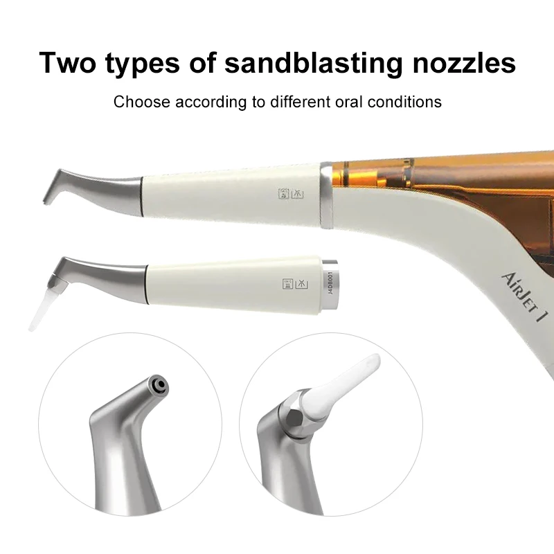 AirJet Dental Air Polisher Air Prophy Jet Handpiece 2 hole/ 4 Holes Teeth Cleaning Polishing Tool for Oral Hygiene Autoclavable