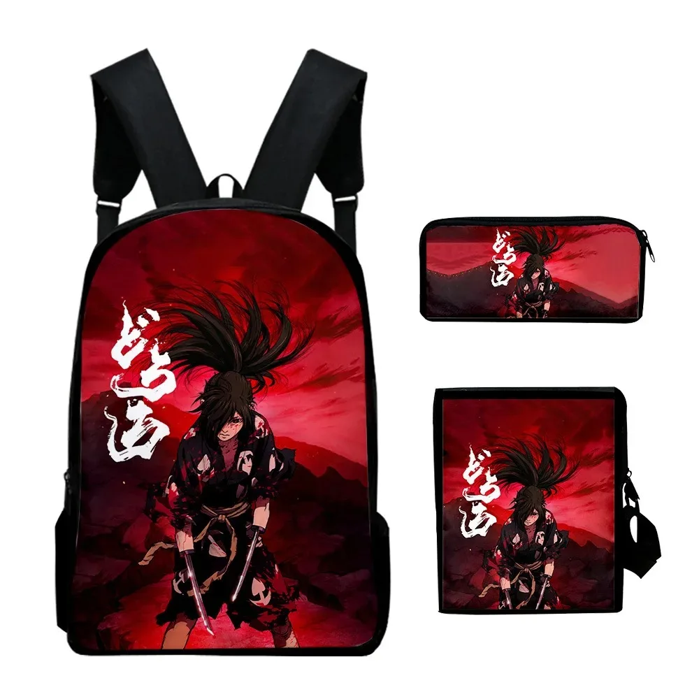 Dororo 3D Print Student School Bags, Laptop Backpack, Backpack, Tilt Shoulder Bag, Pencil Case, Harajuku, Popular, Cool