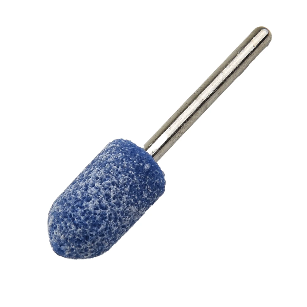 10 Pieces Ceramic Stone Polishing Grinding Rotary Die Grinder Drill Bit Tool 3mm Shaft Mounted Ceramic Grinding Head