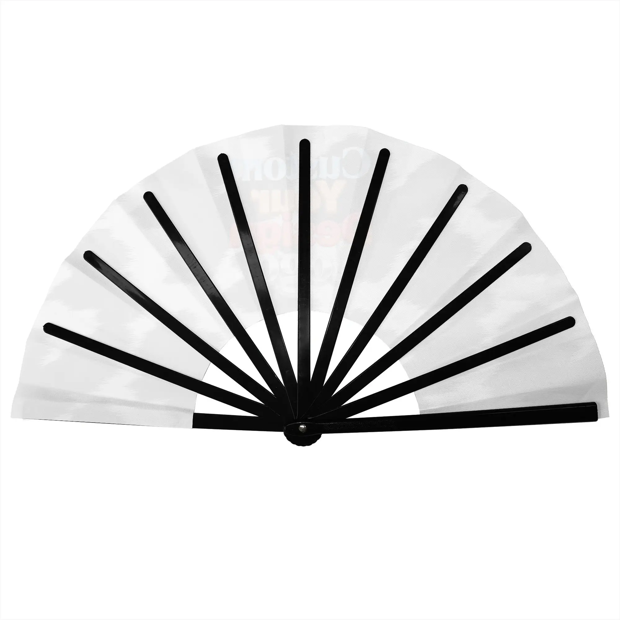 Farmhouse Cowhide Pattern Portable Pocket Fan Travel  Folding Fan Chinese Dance Cooling Handheld Fans