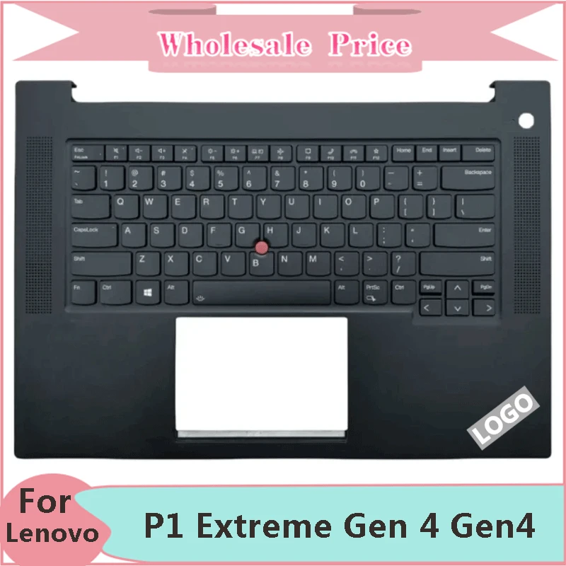 

New Original For Lenovo Thinkpad P1 Extreme Gen 4 Gen4 Laptop Palmrest Case Keyboard US English Version Upper Cover