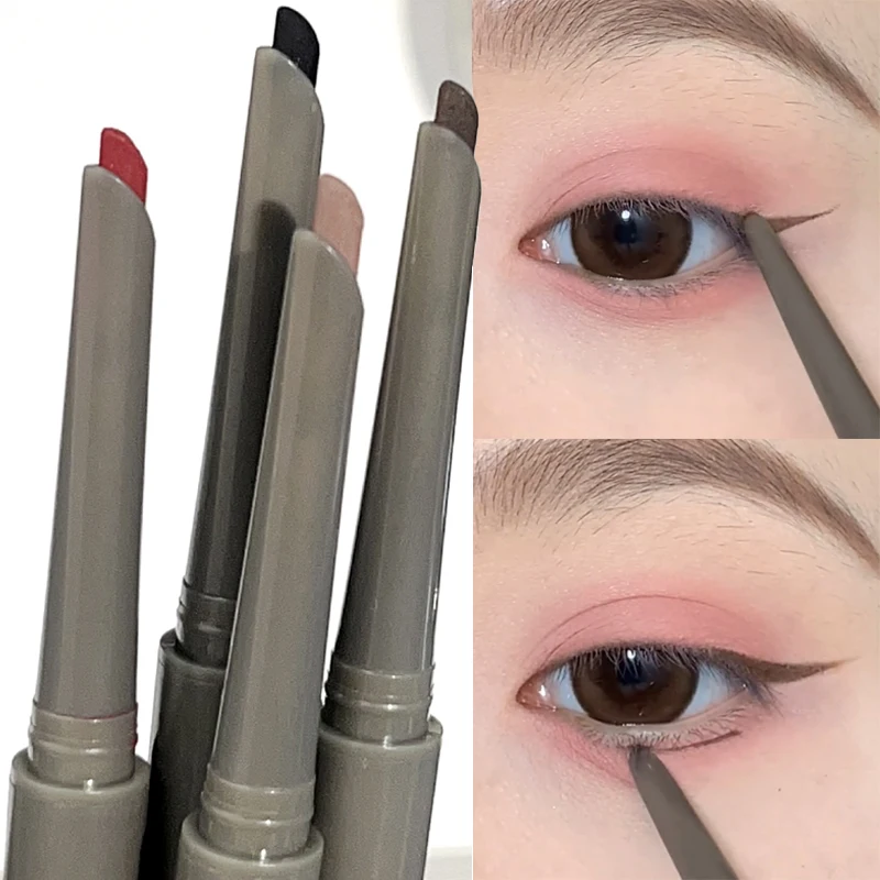 Penna Gel per Eyeliner impermeabile nero marrone rosso opaco lunga durata liscia facile da indossare matita per occhi professionale cosmetici per il trucco degli occhi