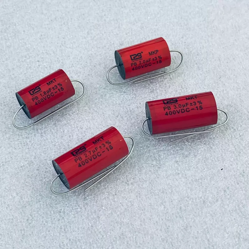 10-100pcs British LPS Jazz 1.8UF 2UF 2.7UF 3UF 400V Copper Foot Fever Frequency Divider Capacitor