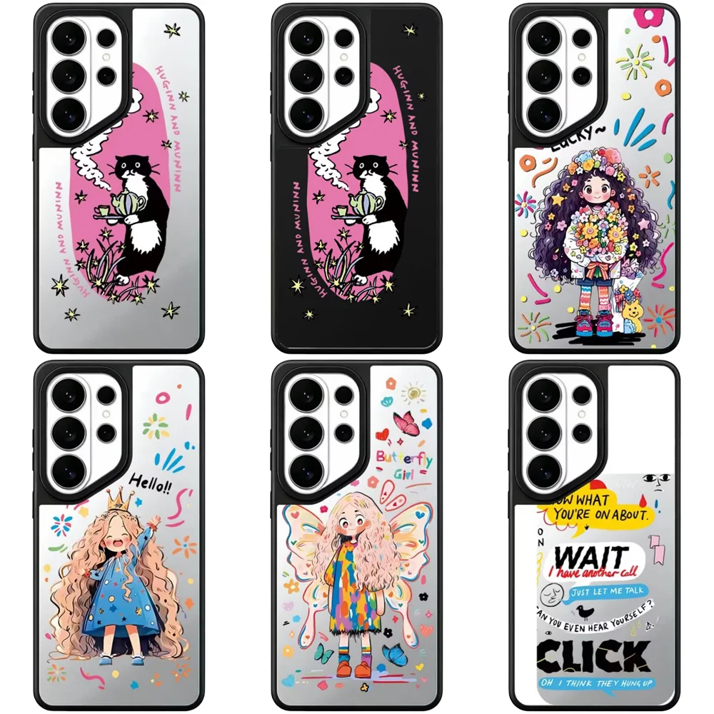 607176 Mirror Magnetic Case: Compatible with Samsung Galaxy S23 U S24U S25 S26 Ultra S25+ S26 Plus Shell