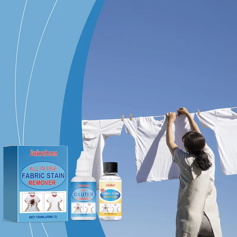 

Gentle Fabric Stain Remover Clothes All In One Formula Removes Oil Stains Protects Colors Household Laundry