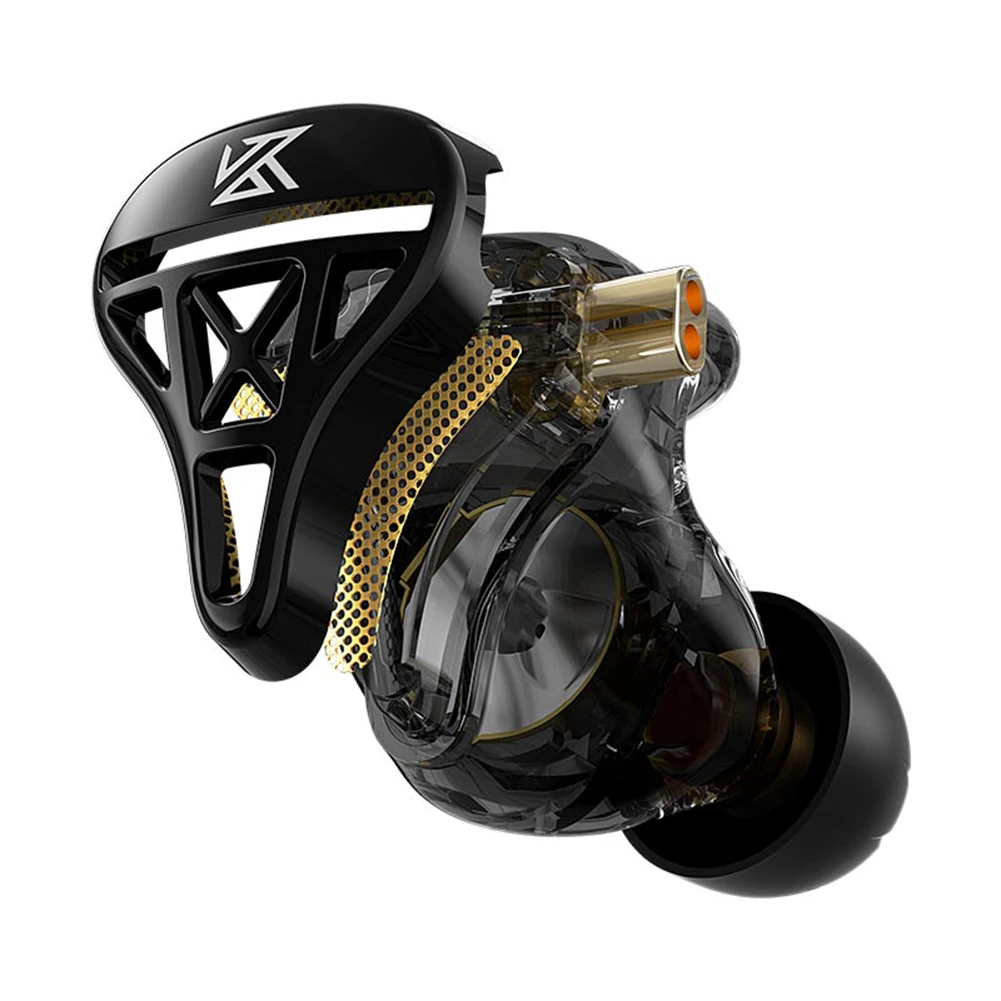 KZ-DQS في الأذن السلكية سماعات ديناميكية رصد سماعات 3.5 مللي متر التوصيل إلغاء الضوضاء باس سماعات للرياضة لعبة الموسيقى