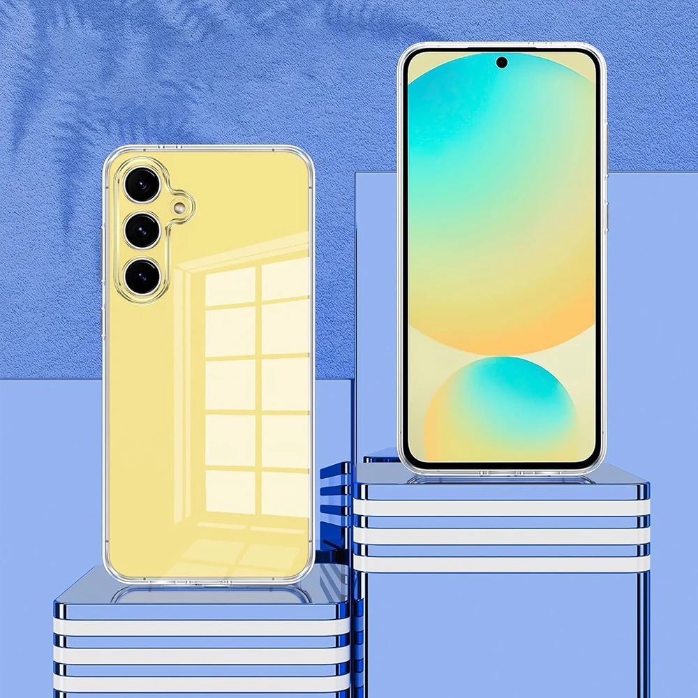 Ultra Thin Silicone Soft Phone Case For Samsung Galaxy S25 Ultra Plus Clear Slim Back Cover S 25 S25Ultra S25+ Transparent Shell