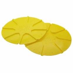 1 Pc Yellow Large Disc Beehive Door Beekeeper Equipment Flight Control Beehive Plastic Anti-escape Outdoor Beekeeping Equipment