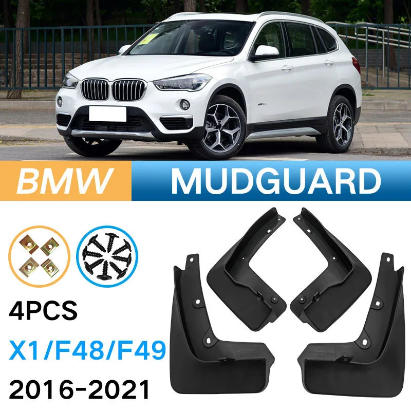 

4pcs Car Fender Front Rear Mudflaps Mud Flaps Original Model Replacement For BMW X1 E84 F48 F49 2010-2022 Auto Accessories