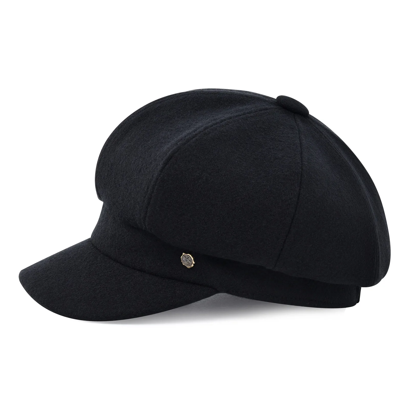 VOBOOM Women's 8 Panel Wool Tweed Newsboy Gatsby Ivy Cap Golf Cabbie Driving Hat Classic Baker Boy & Beret