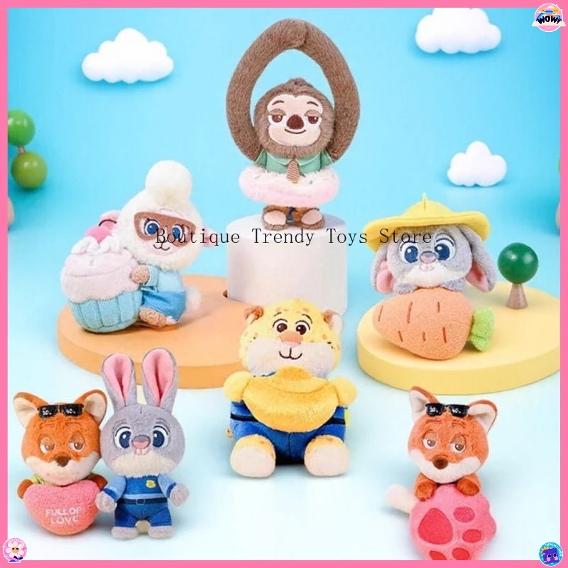 

Potdemiel натуральная Zootopia Judy Nick Sweet Hit Series слепая коробка игрушка пара плюшевая сумка кулон кукла модная игрушка на день рождения подарок