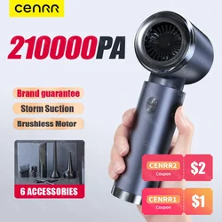 CENRR Car Cleaner Strong Suction 210000PA Handheld Portable Small Cordless Vacuum Cleaner Powerful Cleaning machine Cleaner