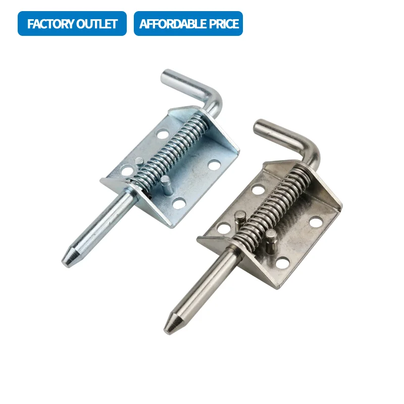 (Multiple Packs) Heavy Duty Doors In Concealed Hinge Stainless Steel And Iron Industrial Spring Buckle Mechanical Equipment