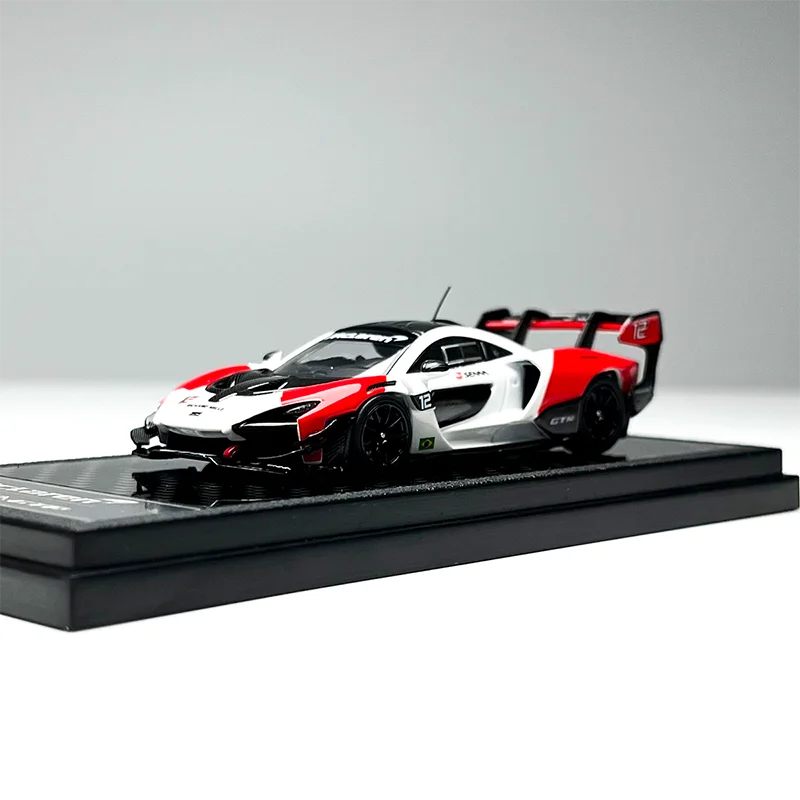 LCD مقياس 1:64 سينا GTR سبيكة سيارة معدنية نموذج مجموعة ثابتة مزينة هدايا العيد اللعب هدية تذكارية كلاسيكية #4