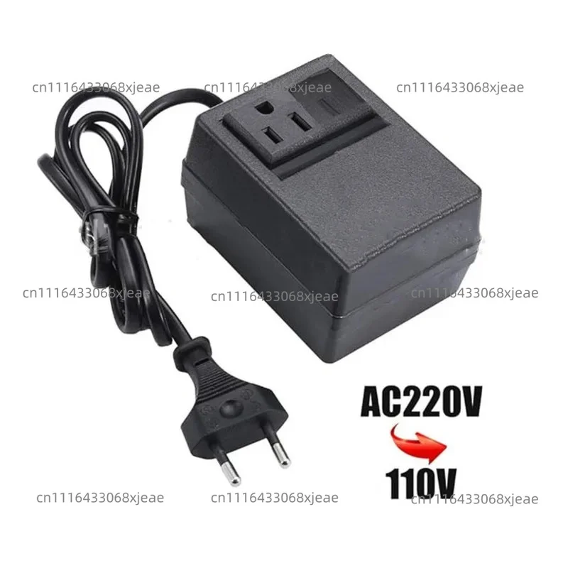 200W Step‑Down Voltage Transformer EU Plug Single Phase Travel AC 220V to 110V Converter