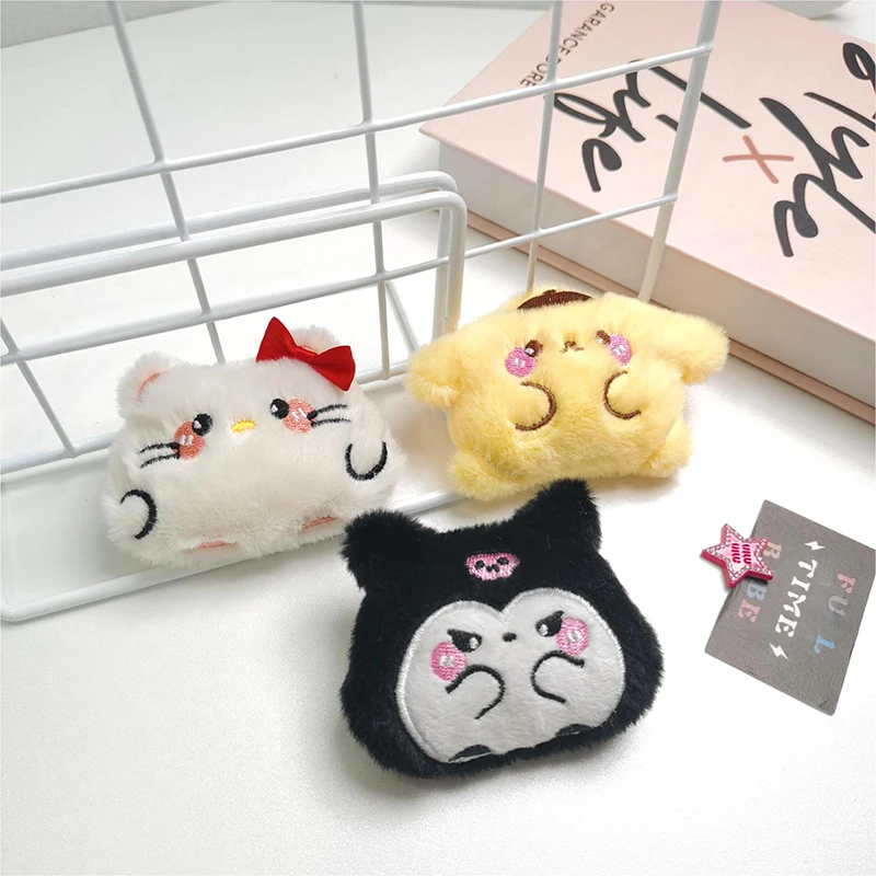 Sanrio Y2K Hello Kitty Plush Keychains Accessories Keyring Doll Backpack Pendant Girls Gift