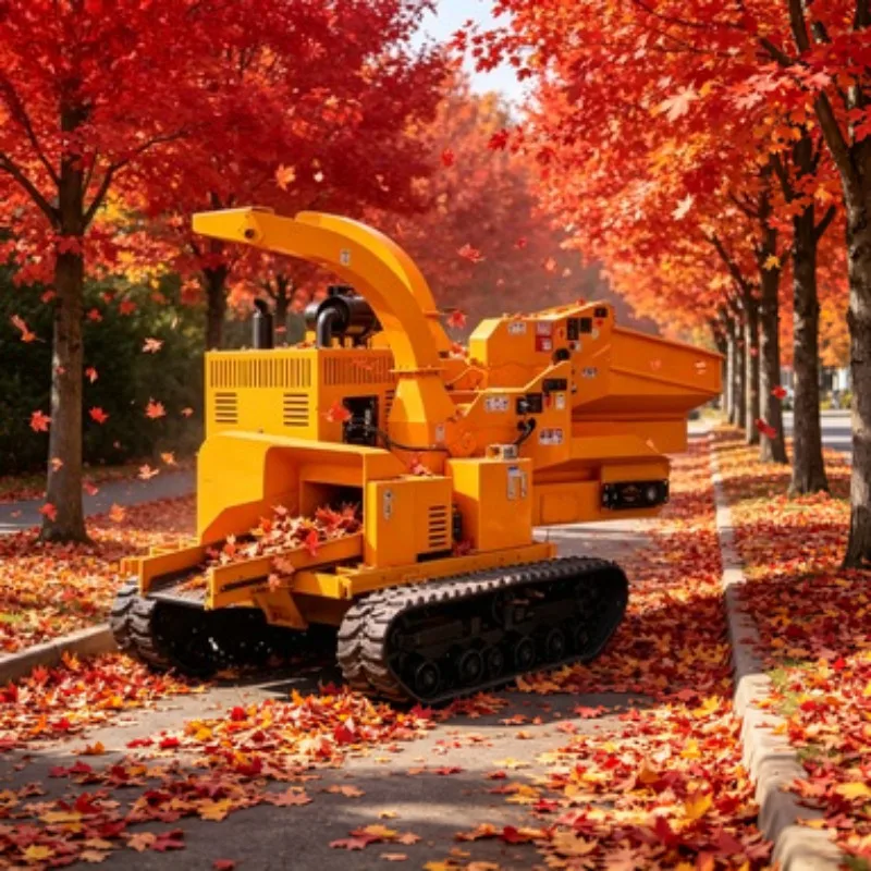 Heavy Duty Whole Tree Chipper Industrial Commercial Forestry Wood Crusher Shredder