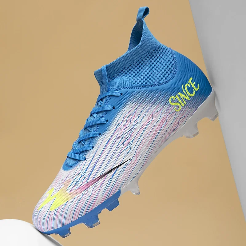 New Men Professional Football Boots Grass Outdoor Sport Non-Slip Ultralight Training Shoes Soccer Shoes Match Sneakers Unisex
