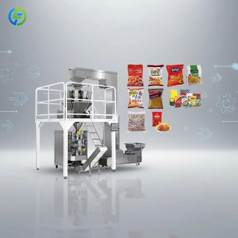 Factory Price Industrial Production Line Chips Plant Potato Banana Yuca Plantain Yam Chips Bag Packing Machine FL Customized