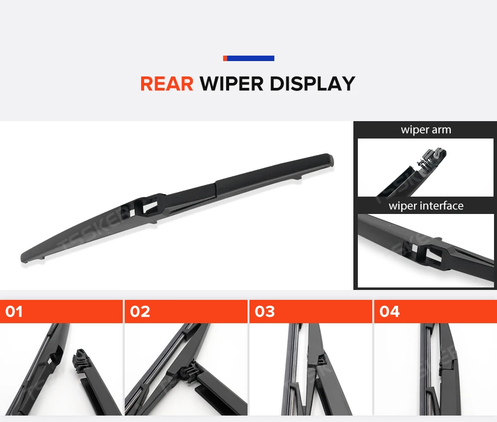 Wiper Front + Rear Wiper Blades Set Kit For Honda Fit Jazz MK2 MK3 2009-2017 2016 2015 2014 2010 Windshield Windscreen 26"14"14"