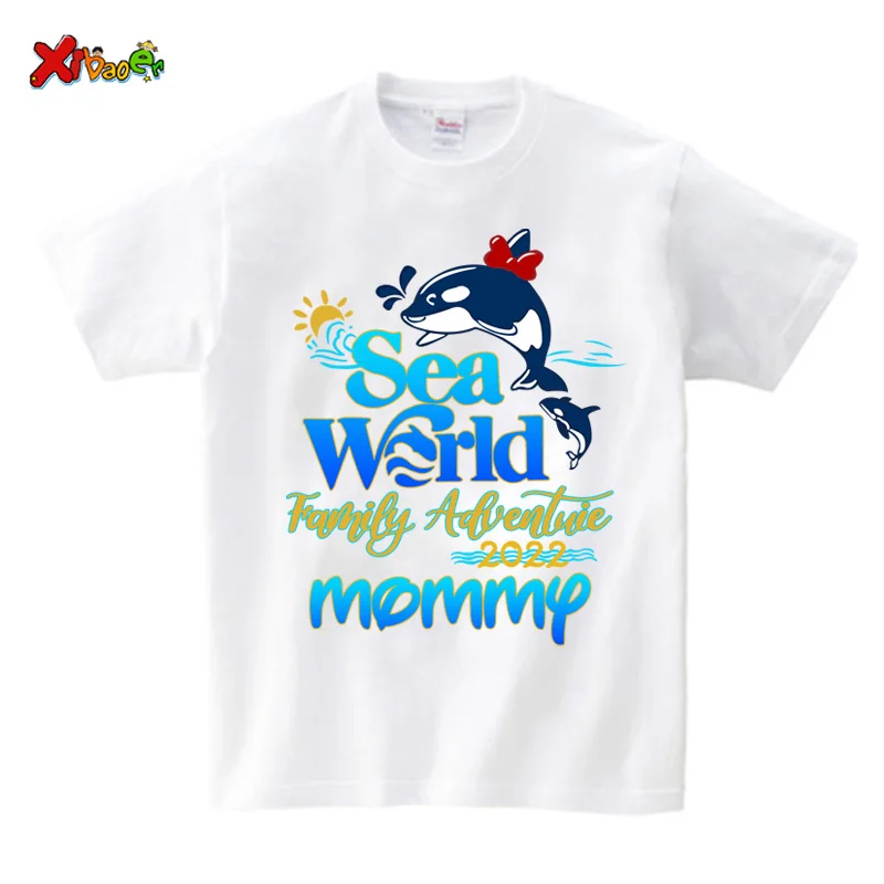 Seaworld 2025 Shirt Vacations Shirt Girl Family Adventure Matching Shirt Vacation Trip Outfits Mom and Daughter Matching Clothes