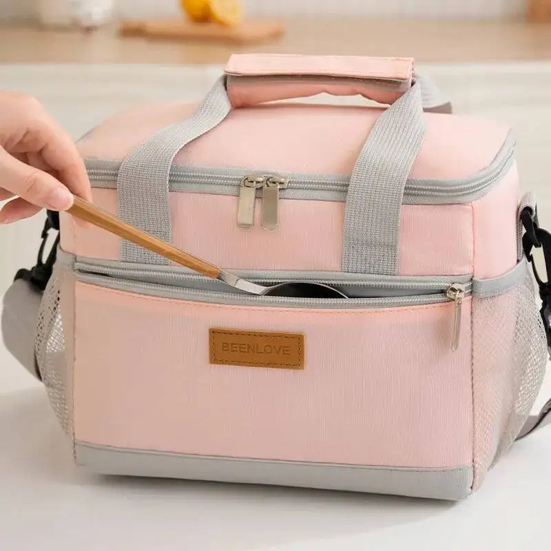 

Хорошее качество, креативная ручная сумка для обеда с открытой крышкой, офисный работник, ланч-бокс, сумка, изолированная сумка Bento, рюкзак для ужина на открытом воздухе