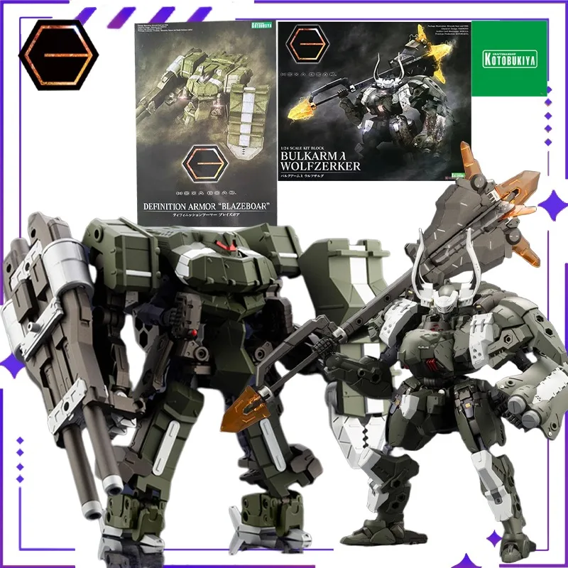 

New Kotobukiya Original Authentic Hexa Gear Series Luxury Wrist Λ Wolf Warrior Mecha Assembly Movable Model Toy in Stock Gift