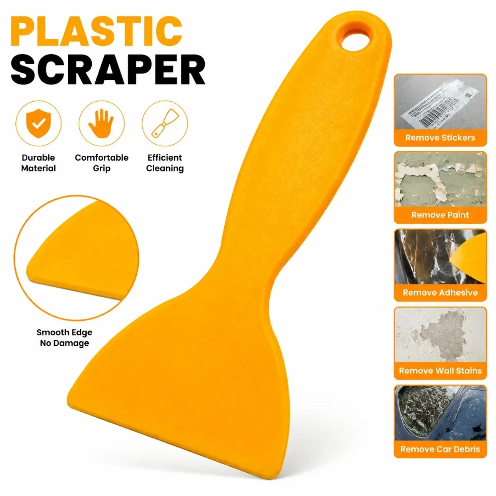 Flexible Plastic Squeegee Car Wrap Tool Vinyl Scraper PPF Film Installation Bubble Remover Window Tint Tool