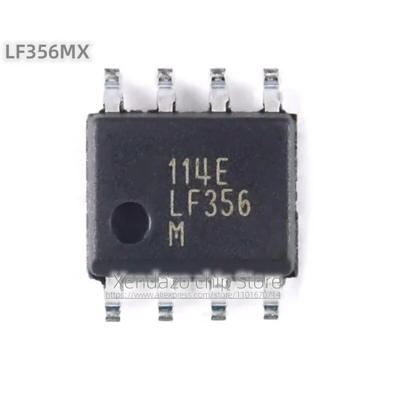 10pcs/lot LF356MX/NOPB LF356MX LF356 SOP-8 package Original genuine JFET input operational amplifier chip