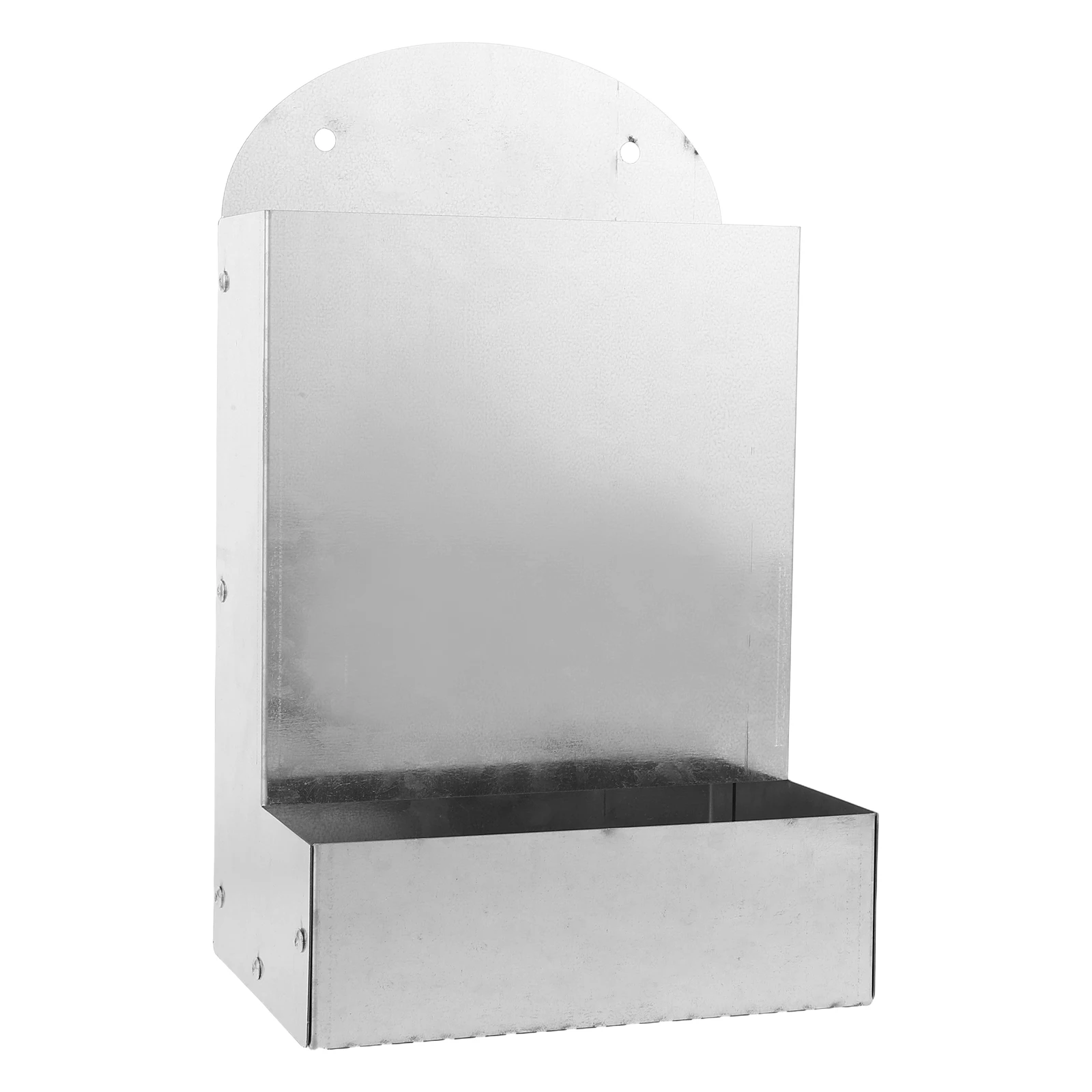 

Automatic Chicken Feeder Metal Wall Mount Poultry Feeding Trough For Oyster Shells Grit Durable Chicken Nutrition Station