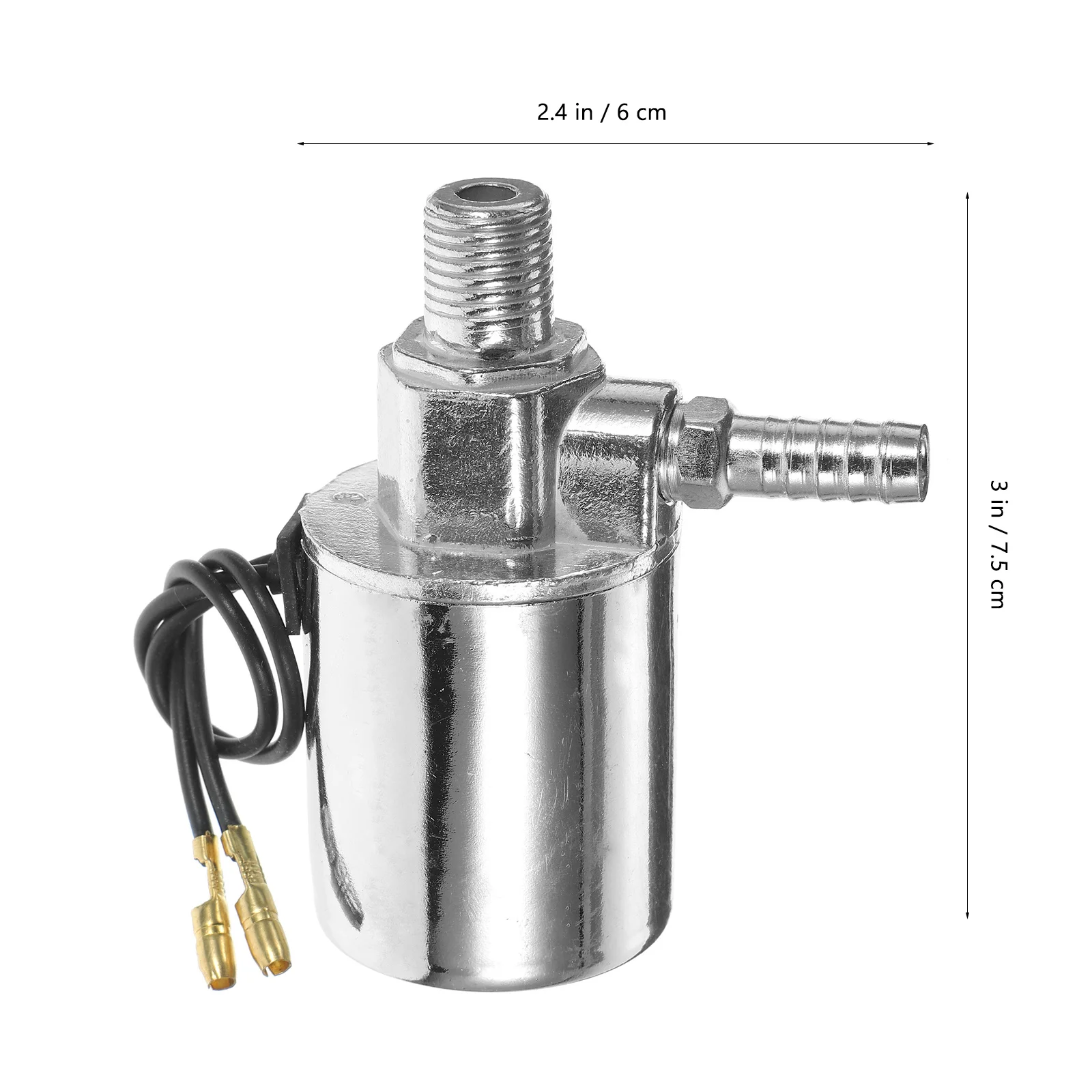 

12V 24V Air Horn Electric Solenoid Valve 1/4 Inch Barb Heavy Duty Fit For Truck Train Air Tide Systems Solenoid Electromagnetic
