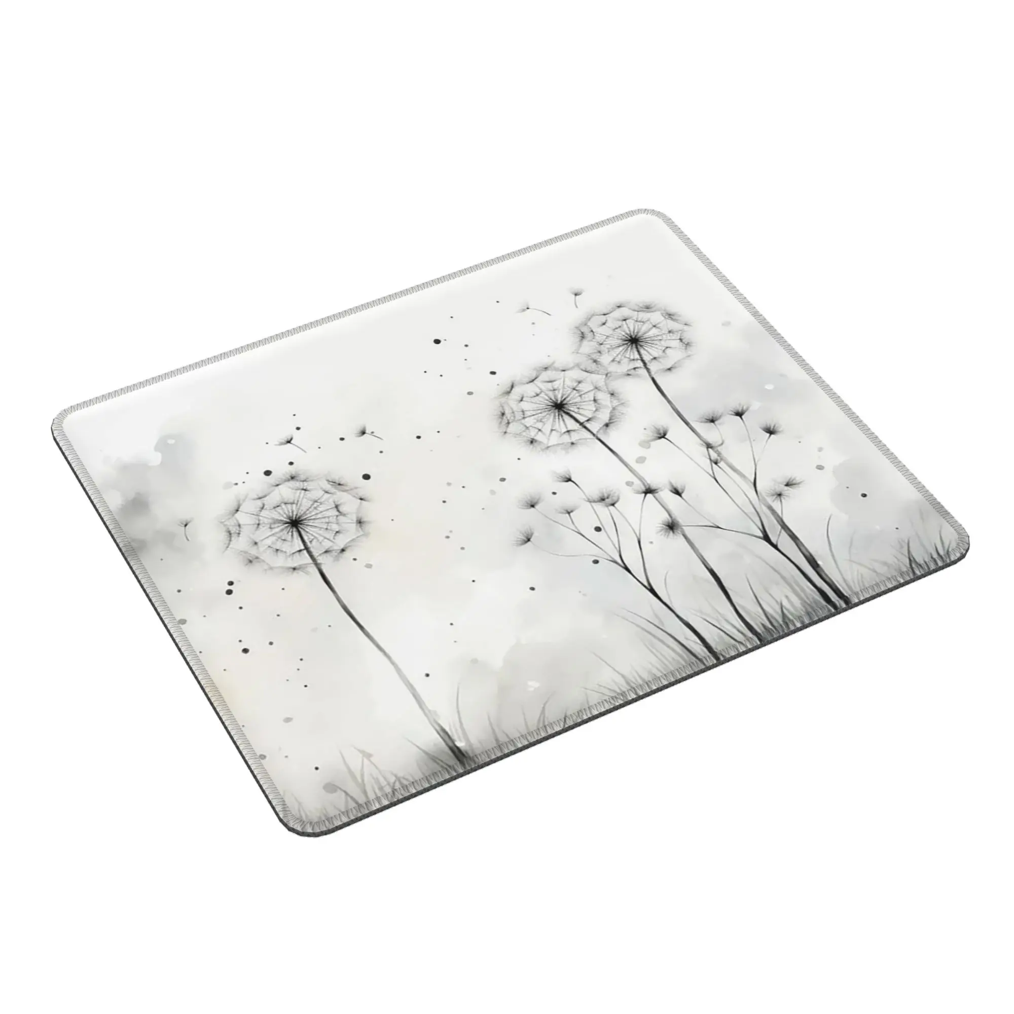Dandelion Floral Mouse Pad Computer Keyboard Mouse Mat Gaming PC Laptop Desk Mat Office Table Mats