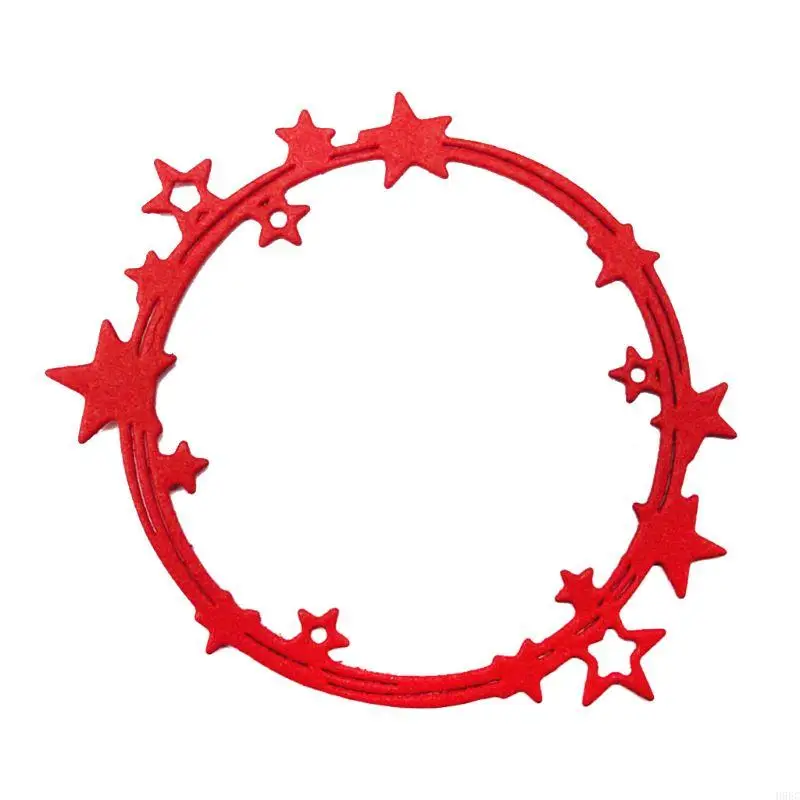 H9EC Star Circle Circle Metal Cutting Dies stencil jooking การทำอัลบั้ม DIY อัลบั้มการ์ดกระดาษการ์ดลายนูน